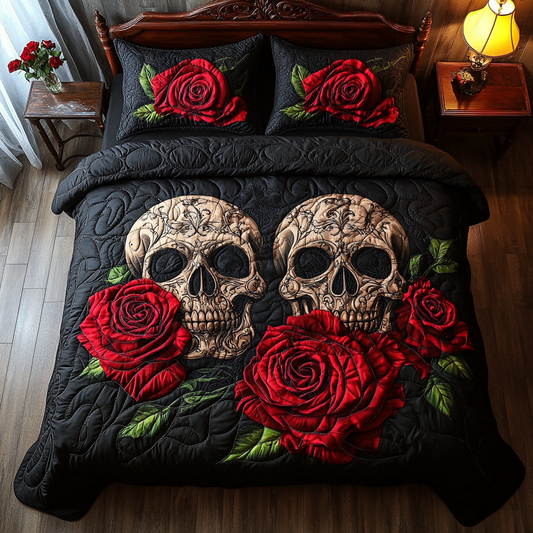Floral Skull YR0601019CL Duvet Cover Set