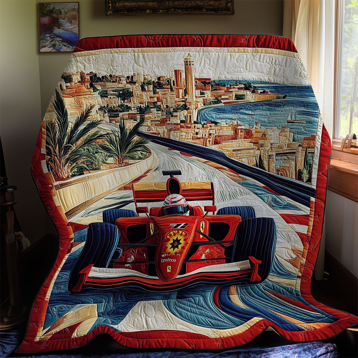 F1 Car WY0712042CL Quilt