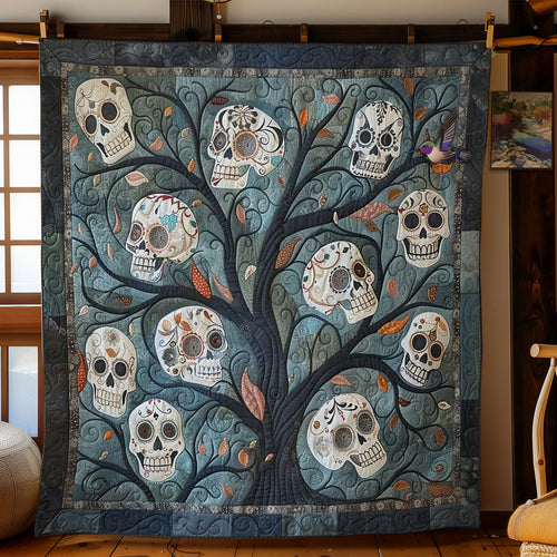 Skull Tree Of Shadows WN2310036CL Quilt