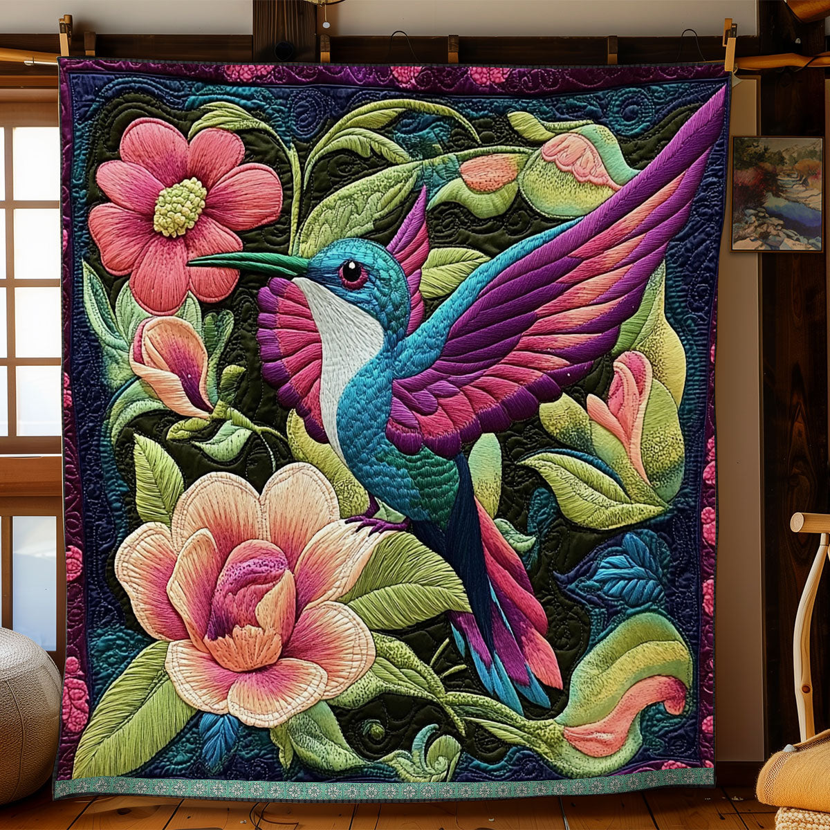 Hummingbird WX1211027CL Quilt