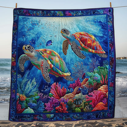 Couple Turtle WY0712012CL Quilt