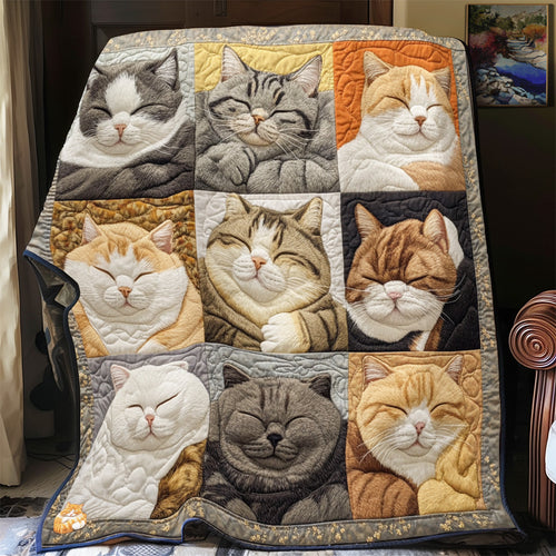 Cat Sleeping YR2612001CL Quilt