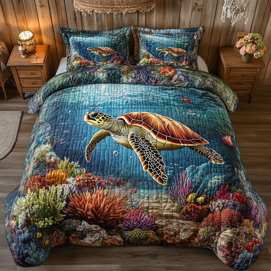 Sea Turtle WT2402007CL Duvet Cover Set
