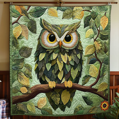 Leaves Owl WY1911096CL Quilt