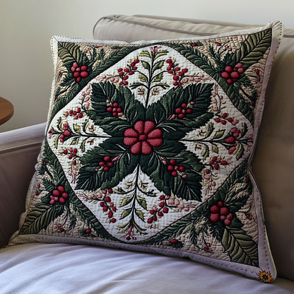 Christmas Flower Symmetrical Pattern WY0911043CL Quilt Pillow Case