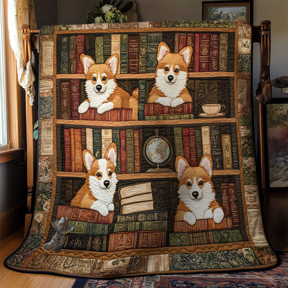 Literary Corgi WN2910031CL Quilt