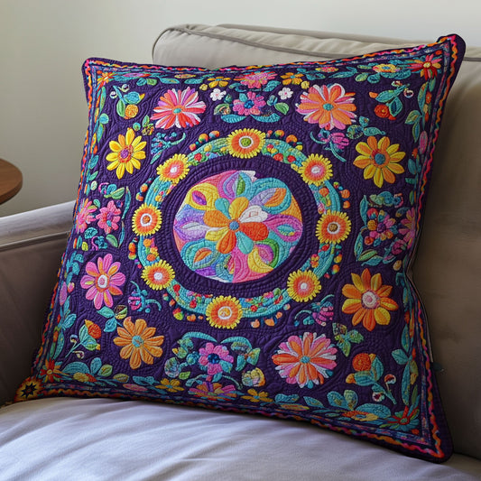 Colorful Flower WY2911063CL Quilt Pillow Case