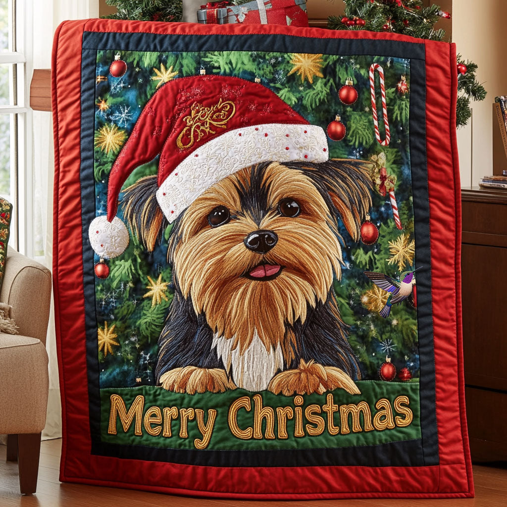 Westie Christmas WX2610022CL Quilt