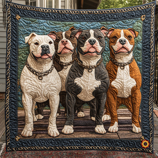 Pitbull Gang WU0611042CL Quilt