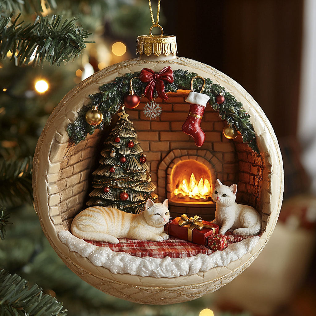 Cozy Cats CP1610001CL Christmas Ornament