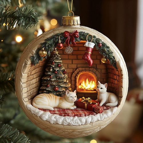 Cozy Cats CP1610001CL Christmas Ornament