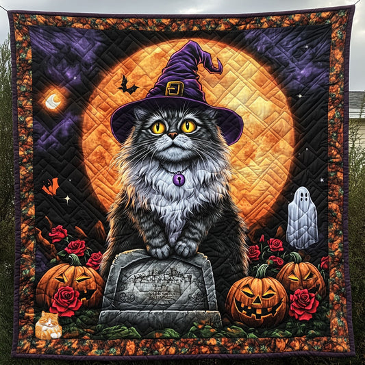 Cat Halloween WT0410009CL Quilt