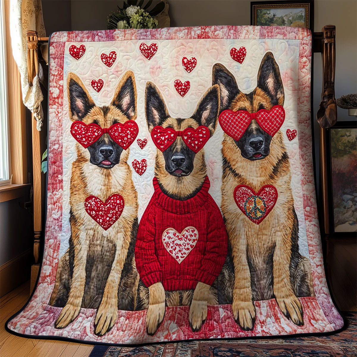 Valentine Shepherd Love WN2012022CL Quilt