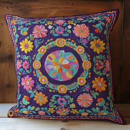 Colorful Flower WY2911063CL Quilt Pillow Case