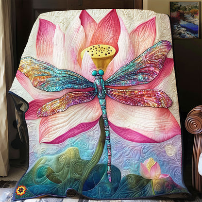 Lotus Dragonfly WY1112012CL Quilt