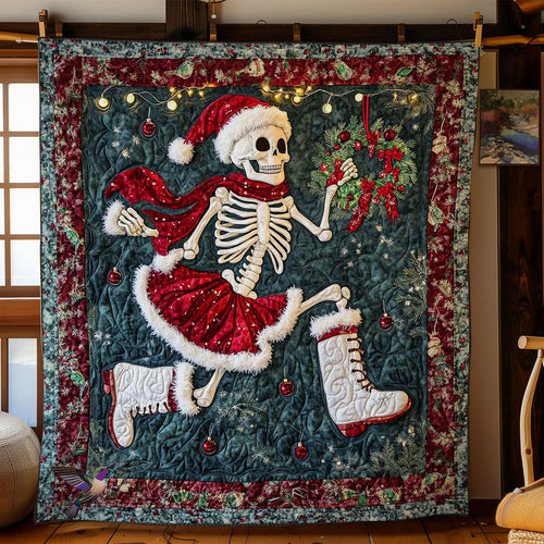 Skeleton's Holiday Dance WN1112006CL Quilt