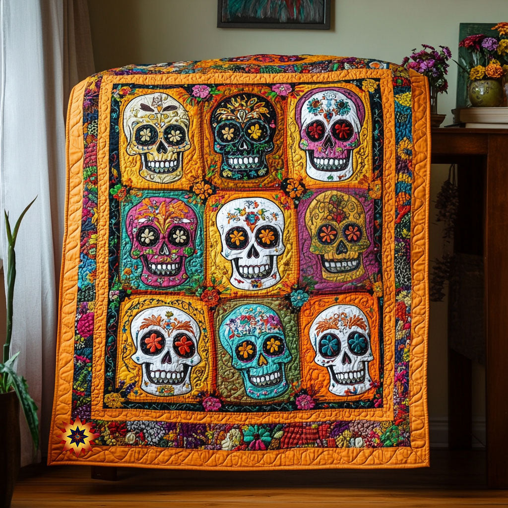 Skull Mexican WX0811032CL Quilt