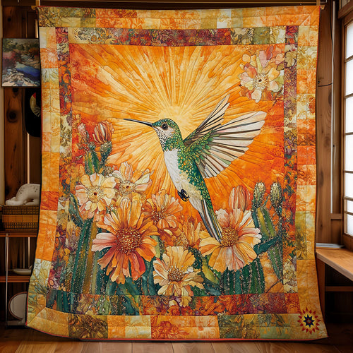 Cactus Desert Hummingbird WY1312005CL Quilt