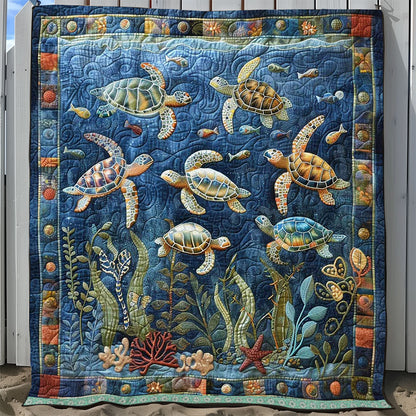 Sea Turtle WJ1209025CL Quilt