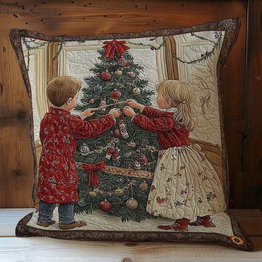 Boy And Girl Christmas WY1612085CL Quilt Pillow Case