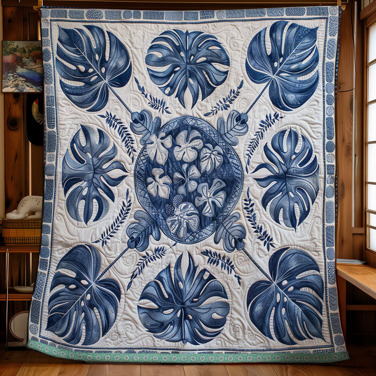 Hawaiian Leaf Dance WN1209086CL Quilt
