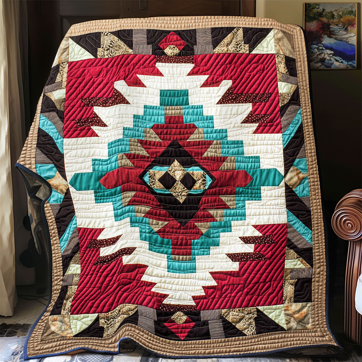 Native American Pattern WX0601035CL Quilt