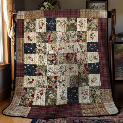 Flowers WY1302017CL Quilt
