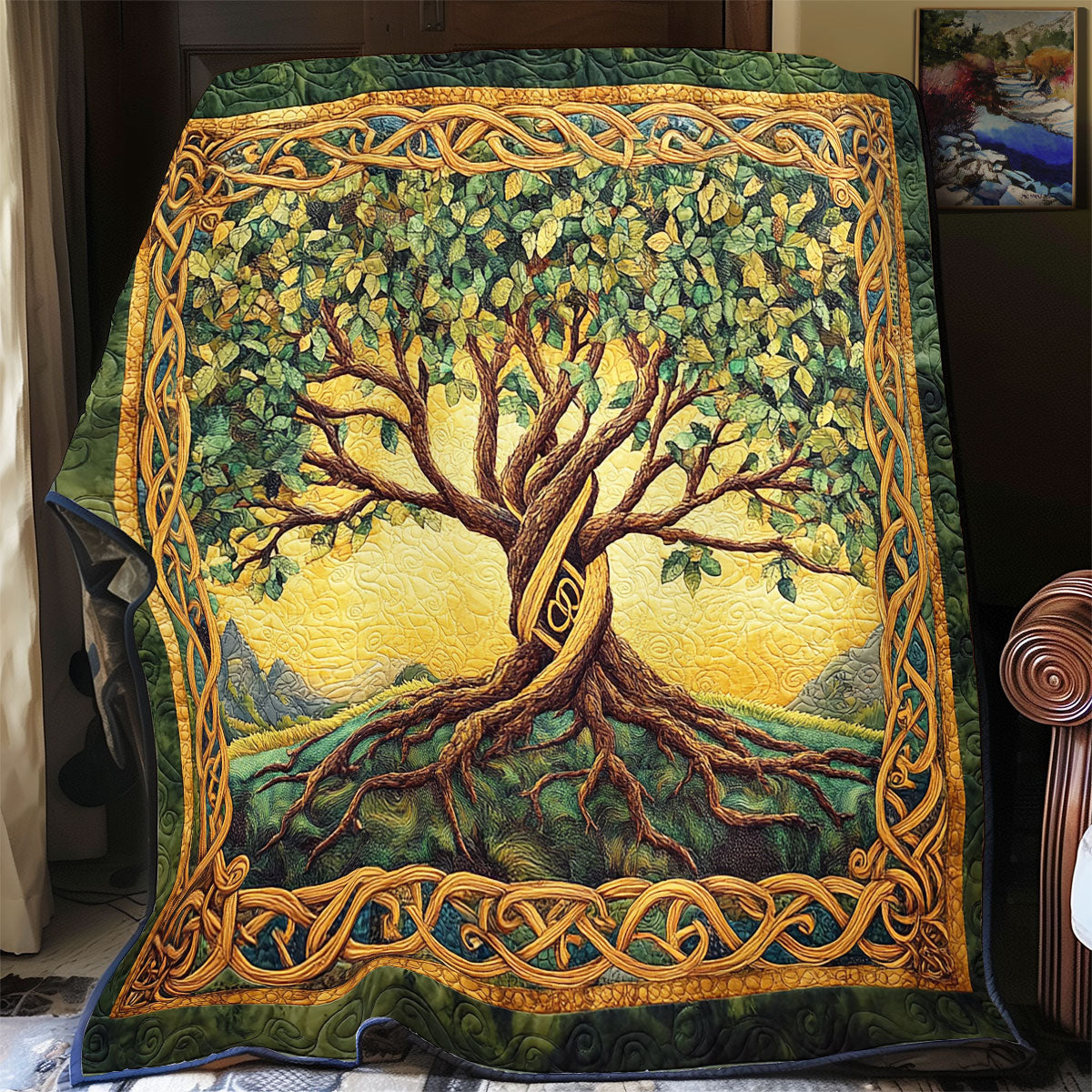 Celtic Tree WX1801012CL Quilt