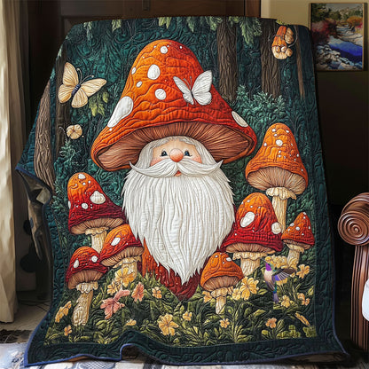 Mushroom Gnome WY2311038CL Quilt