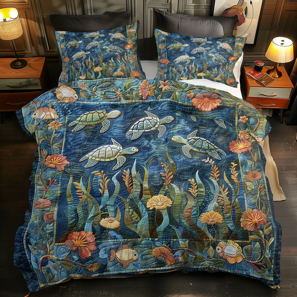 Sea Turtle WJ1209034CL Duvet Cover Set