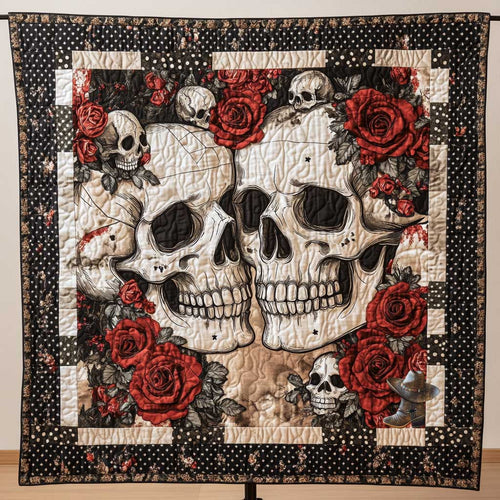 Rose Skull WJ0110020CL Quilt