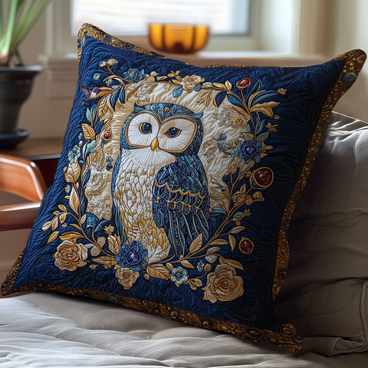 Royal Midnight Owl WY2501065CL Quilt Pillow Case