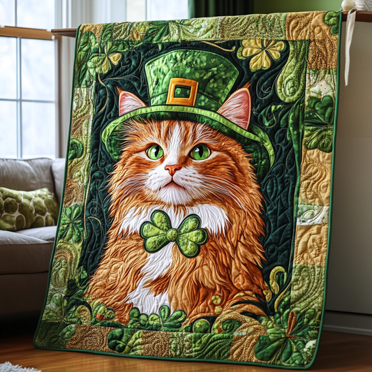 St. Patrick’s Cat WG1601046CL Quilt