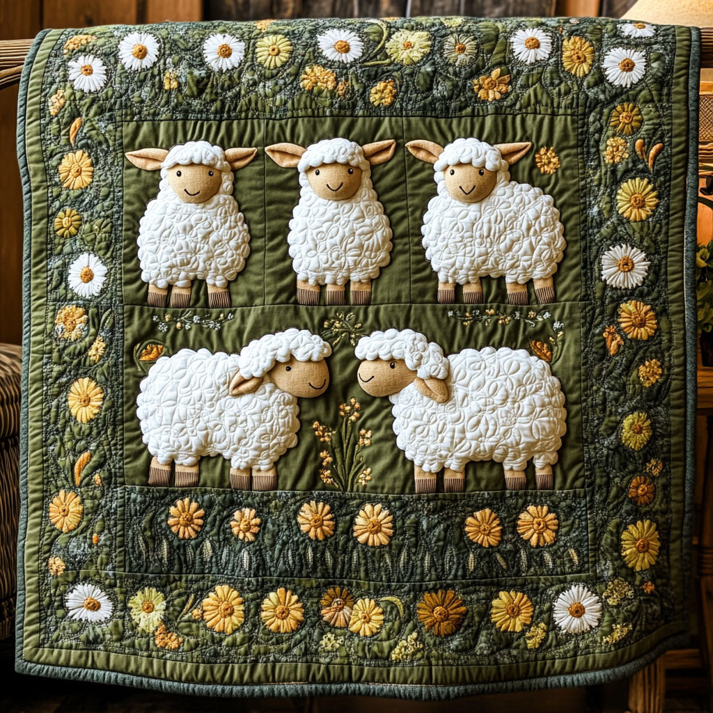 Cute Lamb WY1502049CL Quilt