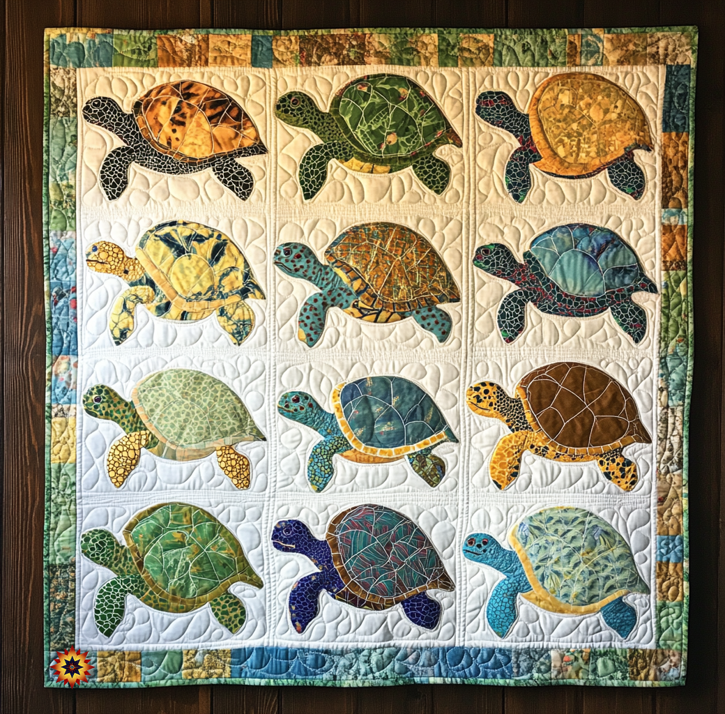 Sea Turtle YR2312015CL Quilt