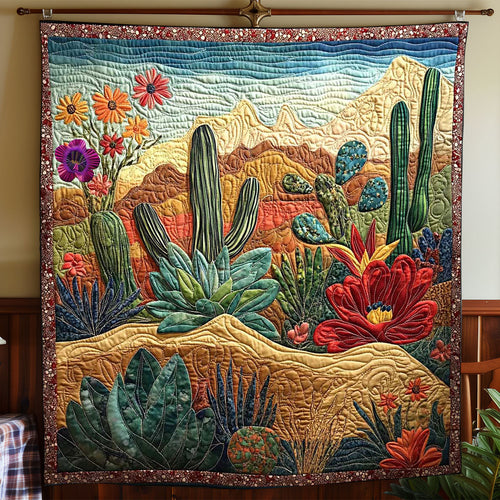 Cactus Succulent WP2312003CL Quilt