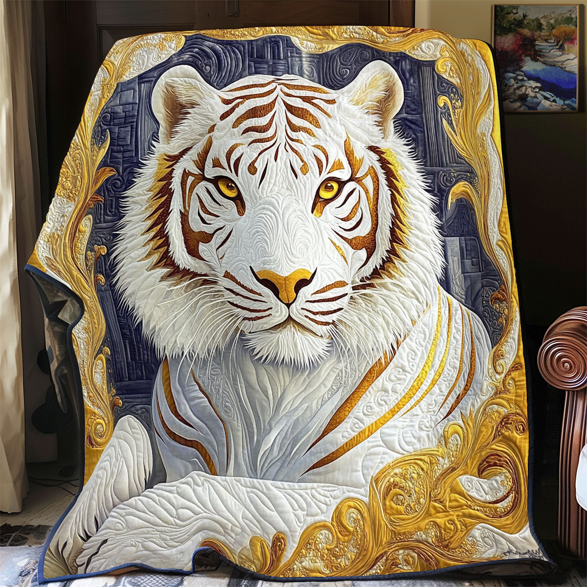 Royal White Tiger WY1911049CL Quilt