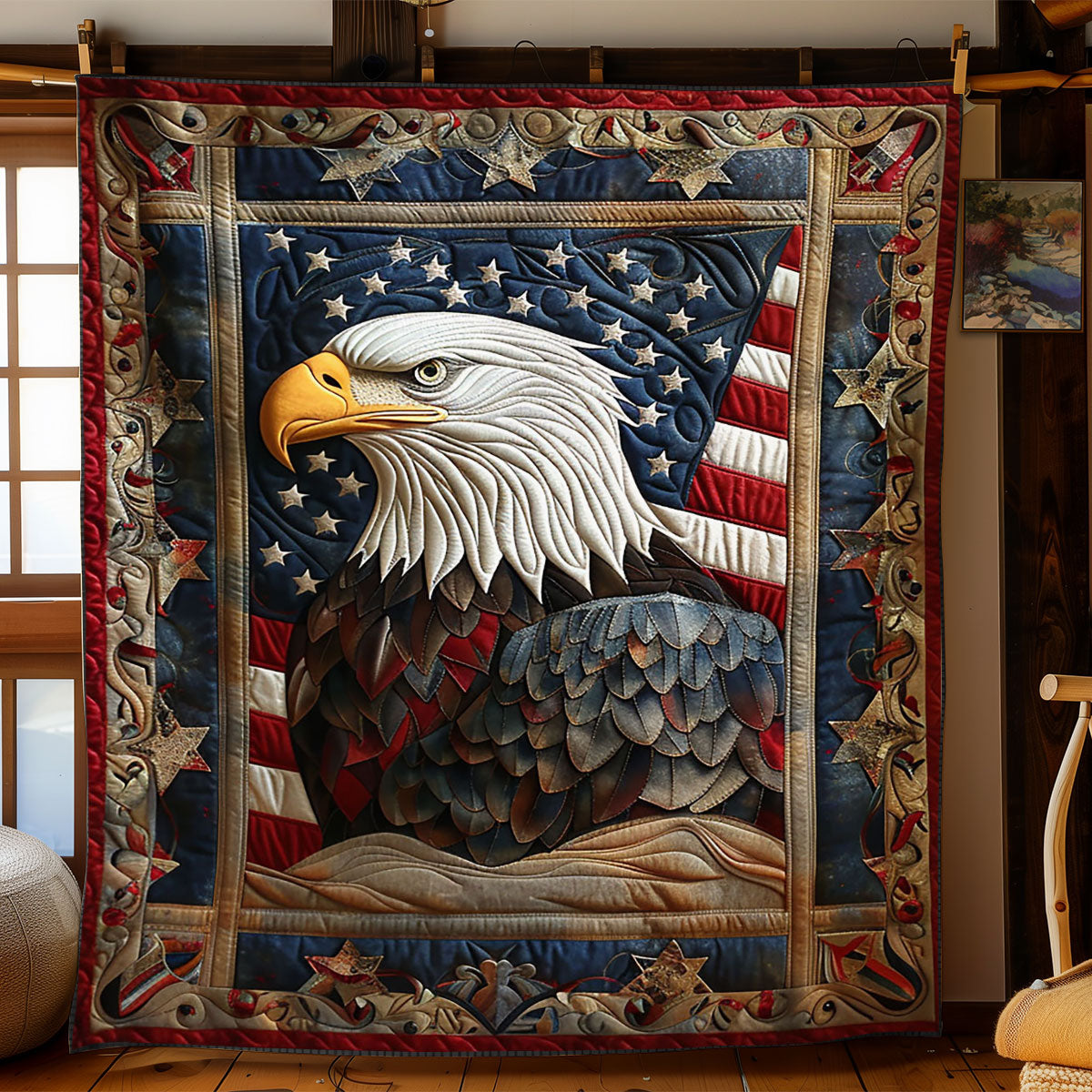 Independence Eagle WJ2712024CL Quilt