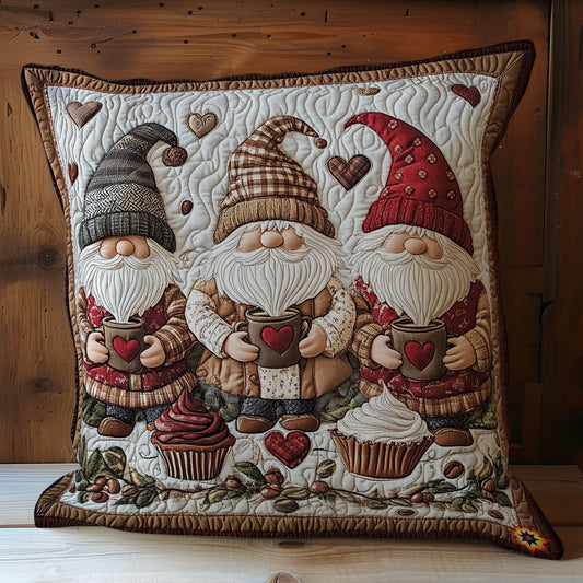 Teacup And Cupcake Gnome WY2501070CL Quilt Pillow Case