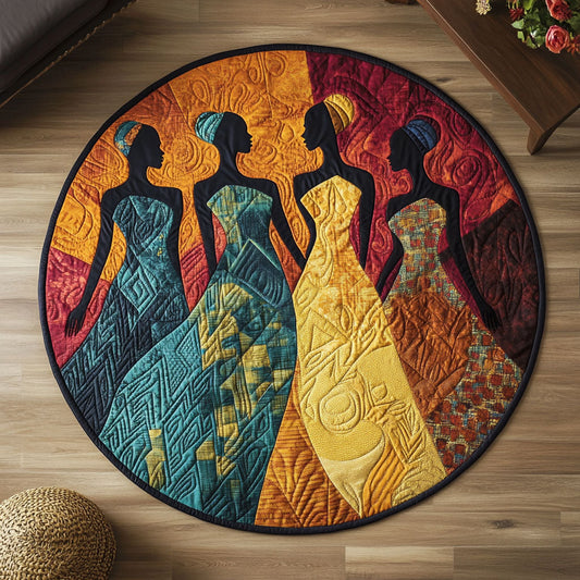 Golden Grace CW2807028CL Quilted Round Mat