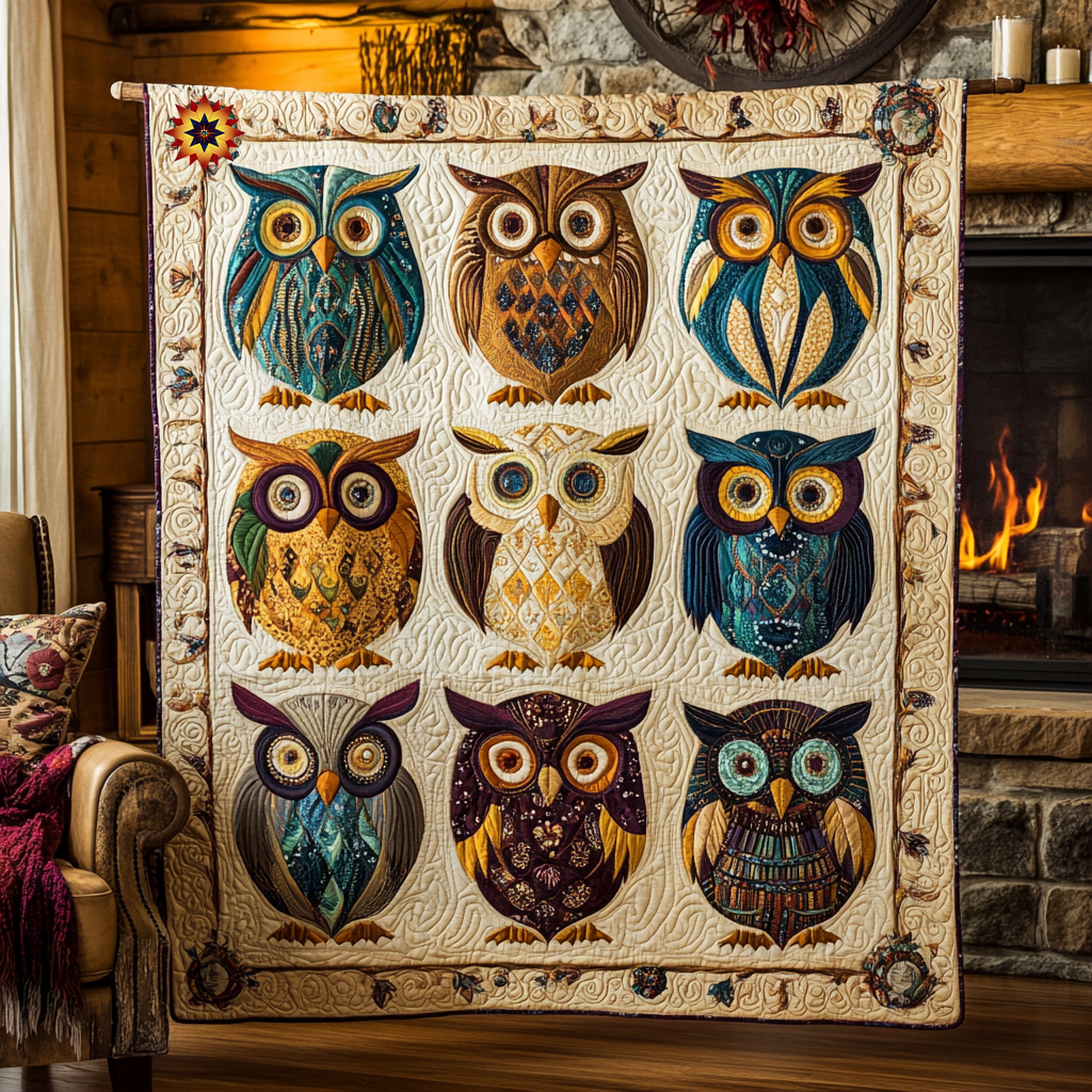Enchanted Owl WG0303014CL Quilt