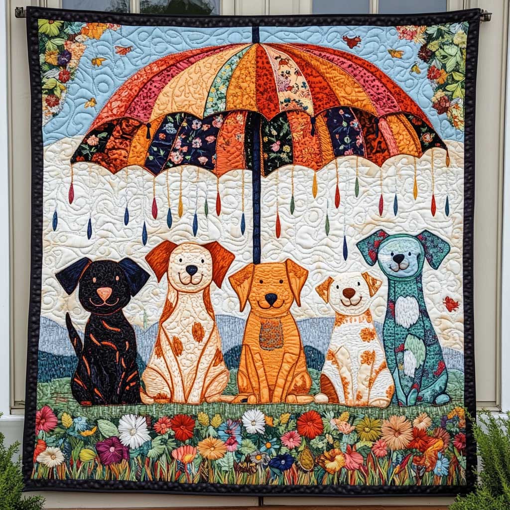 Dog’s Umbrella Haven WN3009051CL Quilt
