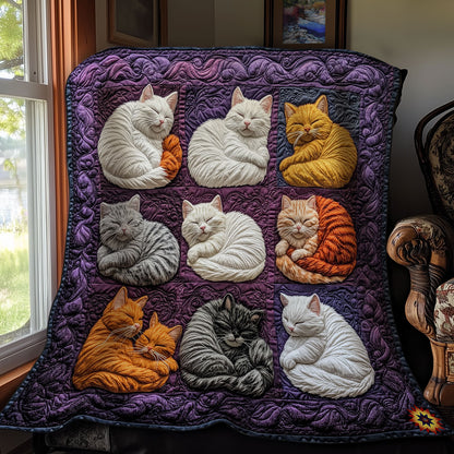 Mystic Sleeping Cat WY0911020CL  Quilt