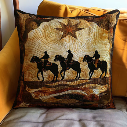 Cowboy Horse WJ0710034CL Quilt Pillow Case