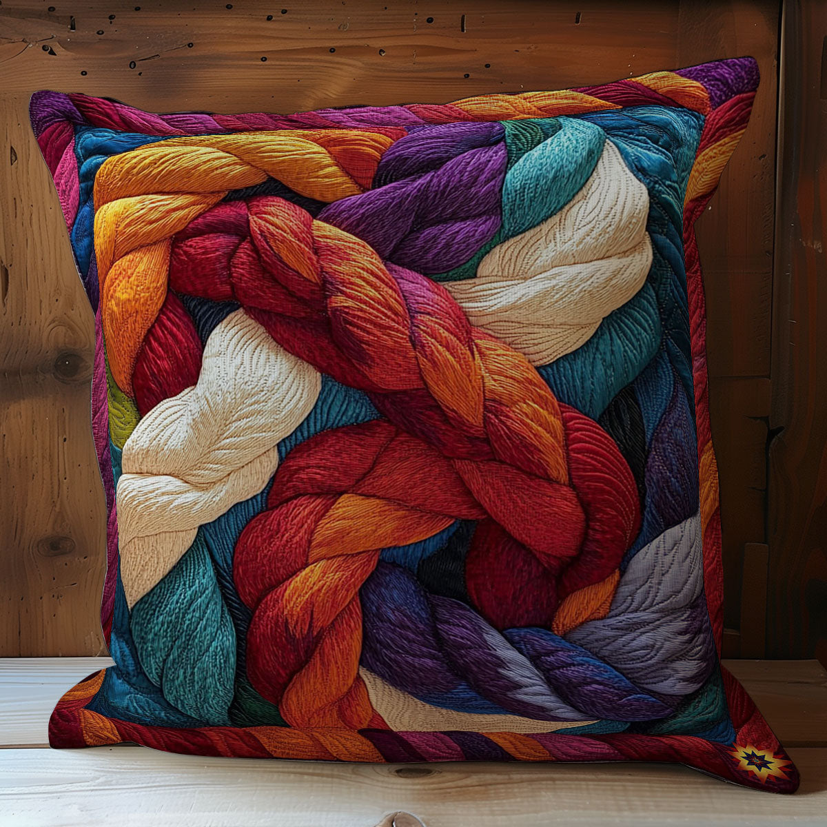 Colorful Wool WY0412075CL Quilt Pillow Case
