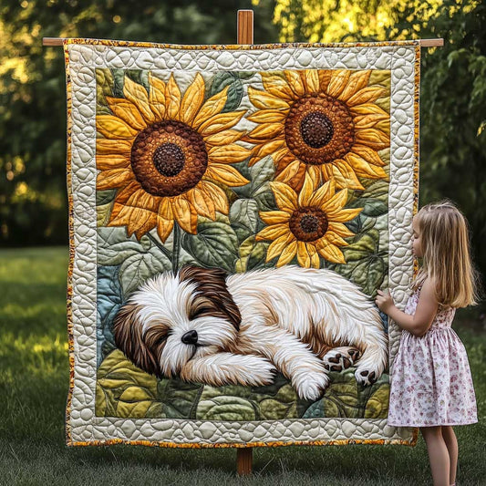 Shih Tzu Sunlit Snooze WN2809059CL Quilt