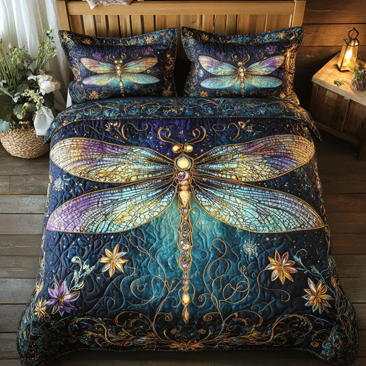 Dragonfly Flower WT2702054CL Duvet Cover Set