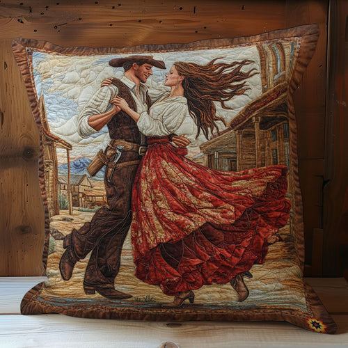 Cowboy Couple WY2212003CL Quilt Pillow Case