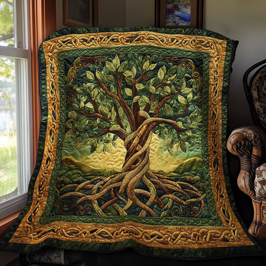 Irish Tree of Harmony WX2712030CL Quilt