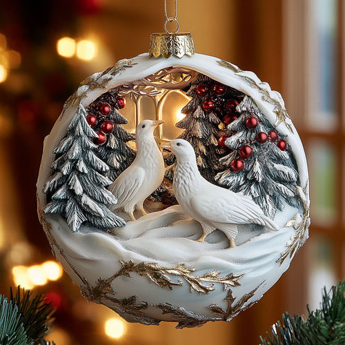 Turtle Dove of Friendship XK1710002CL Christmas Ornament